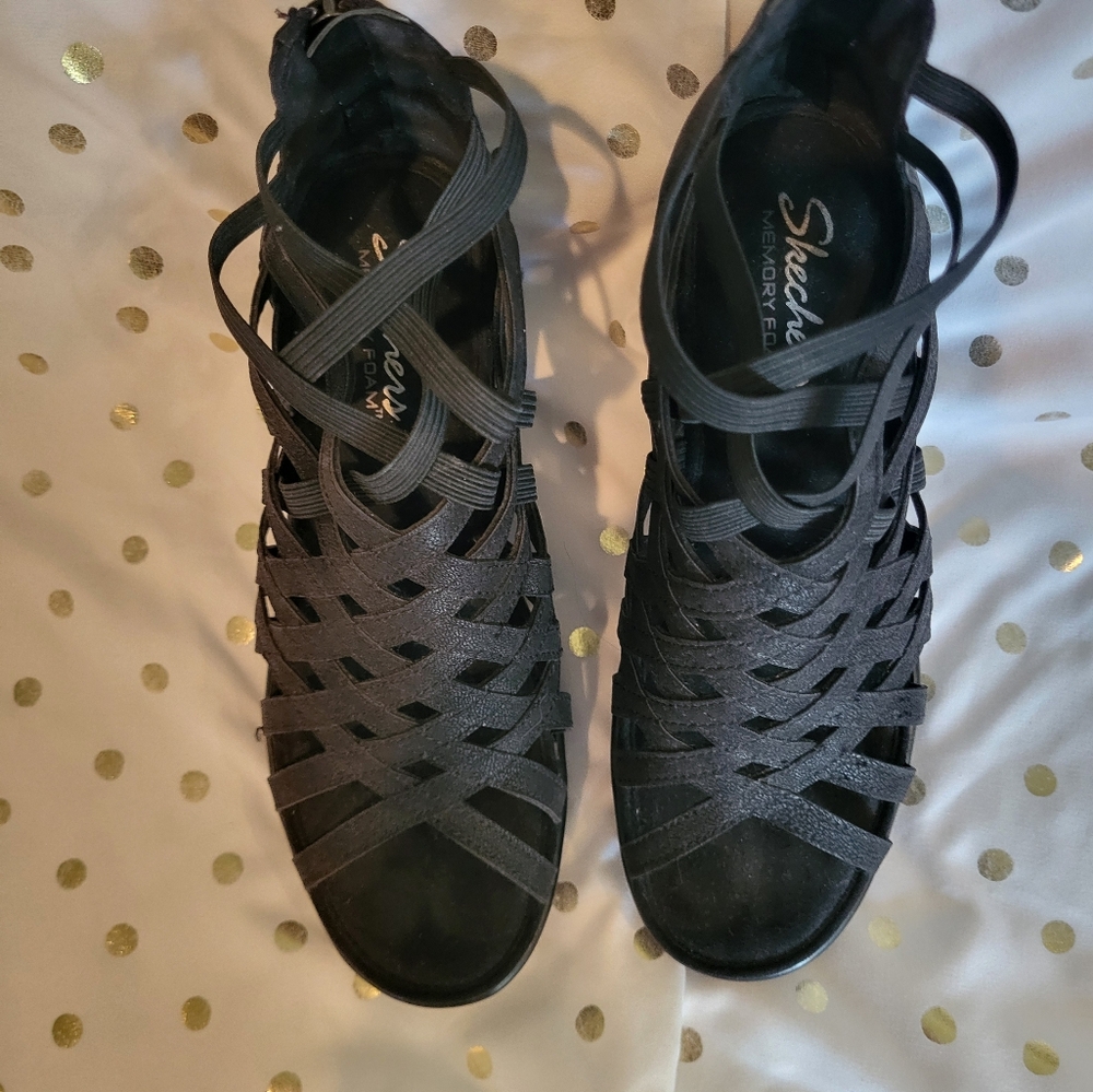 Skechers Dream Queen Wedge Sandals